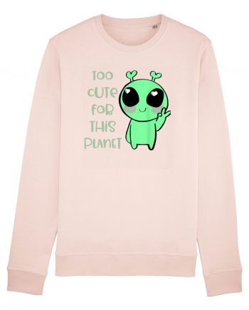 Too Cute For This Planet Kawaii Alien Art Candy Pink