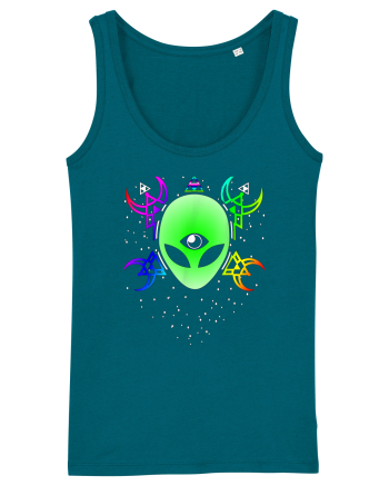 Trippy Rave Alien Sacred Geometry Spiritual Ocean Depth