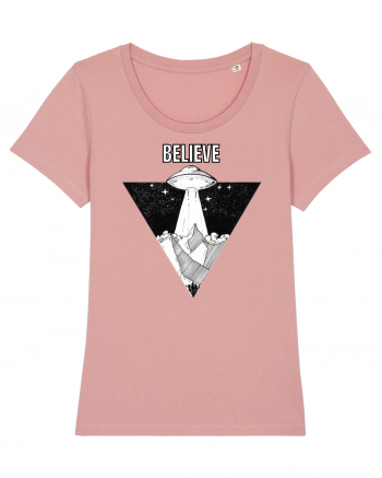 UFO Believe Alien Abduction Canyon Pink