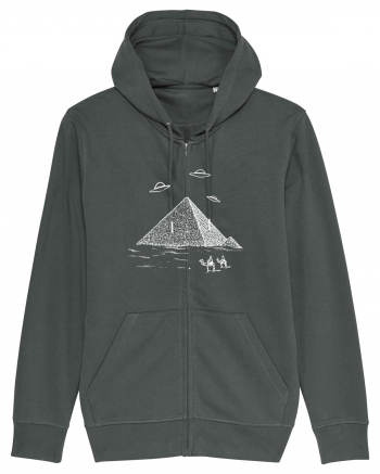 UFO Pyramid Alien Anthracite