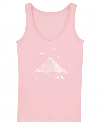 UFO Pyramid Alien Cotton Pink