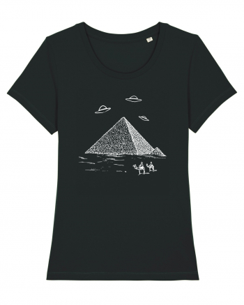 UFO Pyramid Alien Black