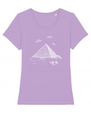 UFO Pyramid Alien Lavender Dawn