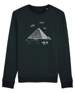UFO Pyramid Alien Bluză mânecă lungă Unisex Rise