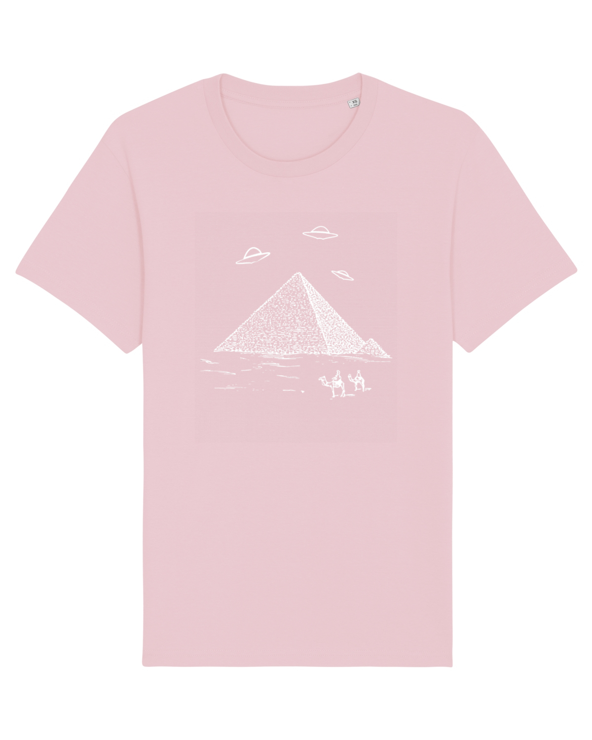 Tricou mânecă scurtă Unisex Rocker Cotton Pink