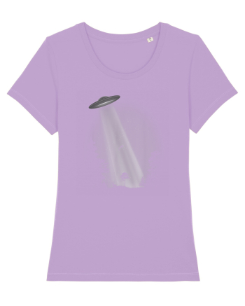 UFO Space Alien Abduction Flying Saucer Lavender Dawn