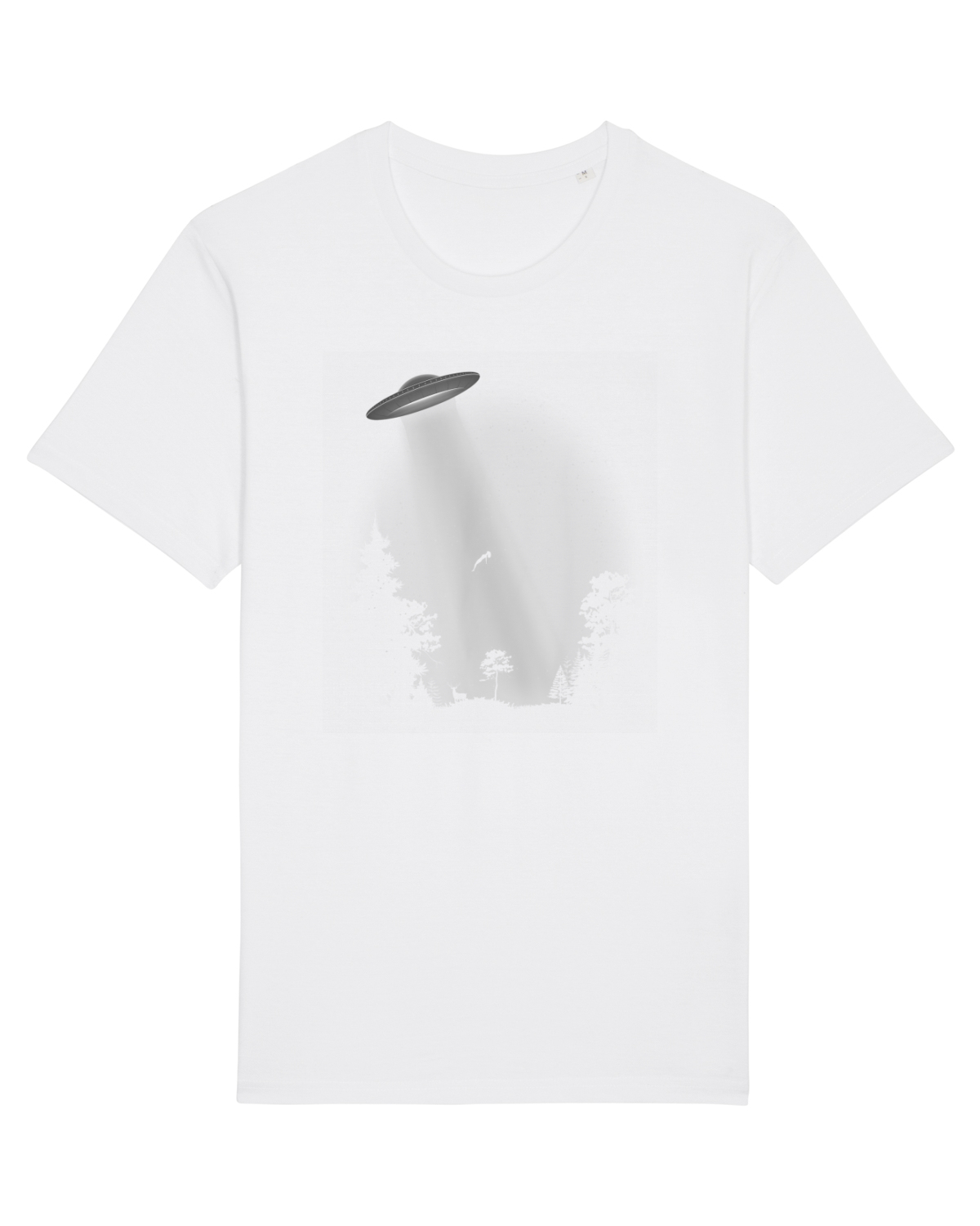 Tricou mânecă scurtă Unisex Rocker White