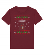 Mos Craciun Alien Ugly Christmas Sweater Tricou mânecă scurtă  Copii Mini Creator