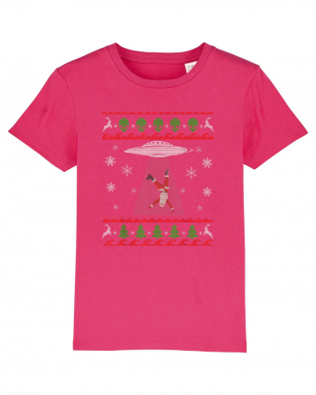 Mos Craciun Alien Ugly Christmas Sweater Raspberry