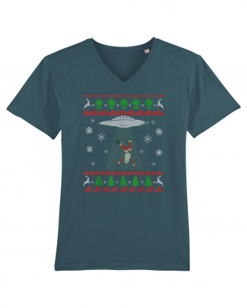 Mos Craciun Alien Ugly Christmas Sweater Stargazer