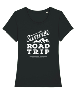 Summer Road Trip Tricou mânecă scurtă guler larg fitted Damă Expresser