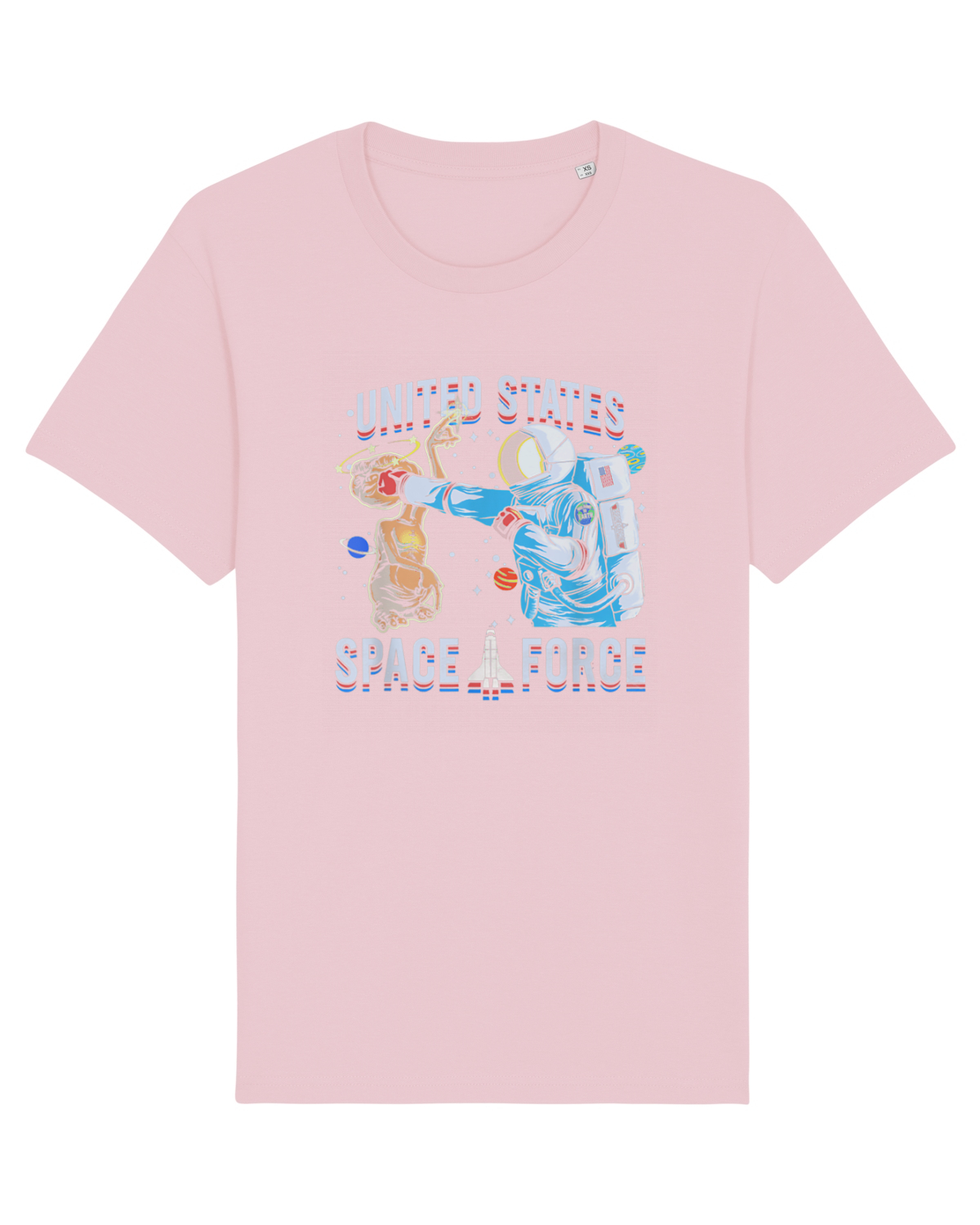 Tricou mânecă scurtă Unisex Rocker Cotton Pink