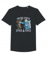 United States Space Force Tricou mânecă scurtă guler larg Bărbat Skater