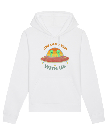 Vintage Alien UFO You Cant Trip With Us White