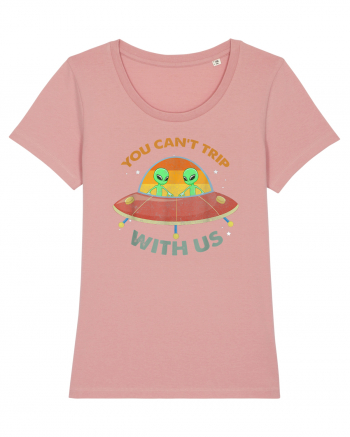 Vintage Alien UFO You Cant Trip With Us Canyon Pink