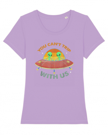 Vintage Alien UFO You Cant Trip With Us Lavender Dawn