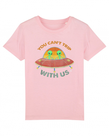 Vintage Alien UFO You Cant Trip With Us Cotton Pink