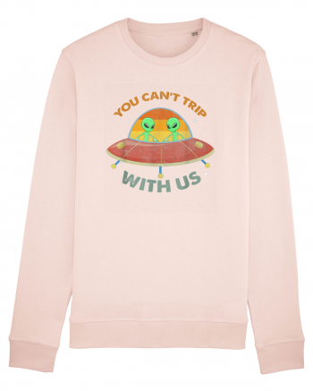 Vintage Alien UFO You Cant Trip With Us Candy Pink