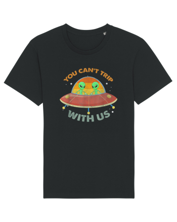 Vintage Alien UFO You Cant Trip With Us Black