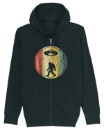 Vintage Retro Classic Bigfoot Sasquatch Alien UFO Hanorac cu fermoar Unisex Connector