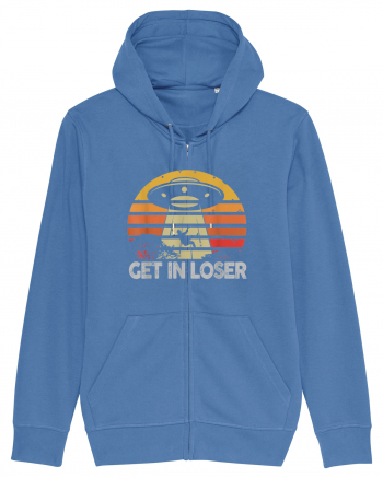 Vintage Retro Get In Loser Alien Bright Blue