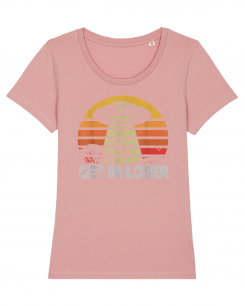 Vintage Retro Get In Loser Alien Canyon Pink