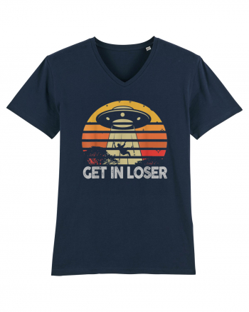 Vintage Retro Get In Loser Alien French Navy