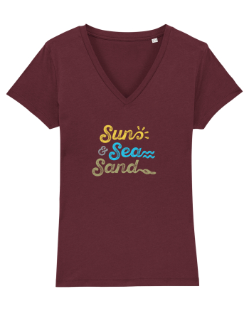 Soare Mare Nisip Burgundy