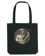 Vintage Style Alien For Guitar Players Sacoșă textilă