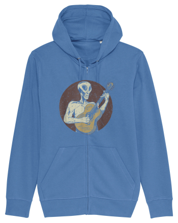 Vintage Style Alien For Guitar Players Bright Blue