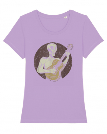 Vintage Style Alien For Guitar Players Lavender Dawn