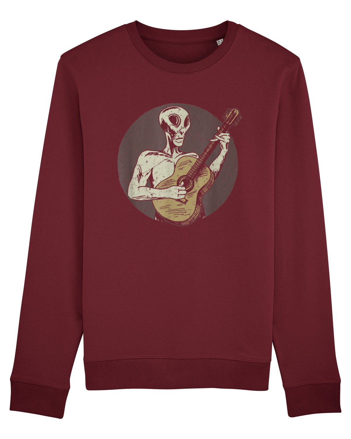 Bluză mânecă lungă Unisex Rise Burgundy