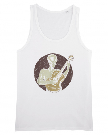 Vintage Style Alien For Guitar Players White
