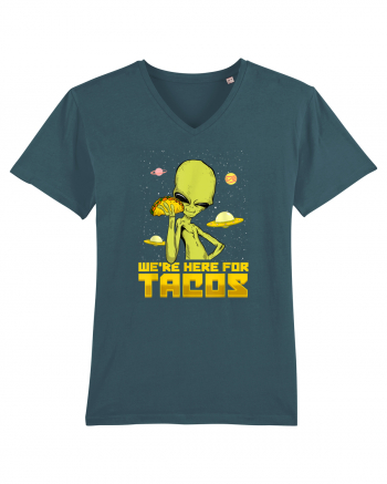 Were Here For Tacos Space Alien Stargazer