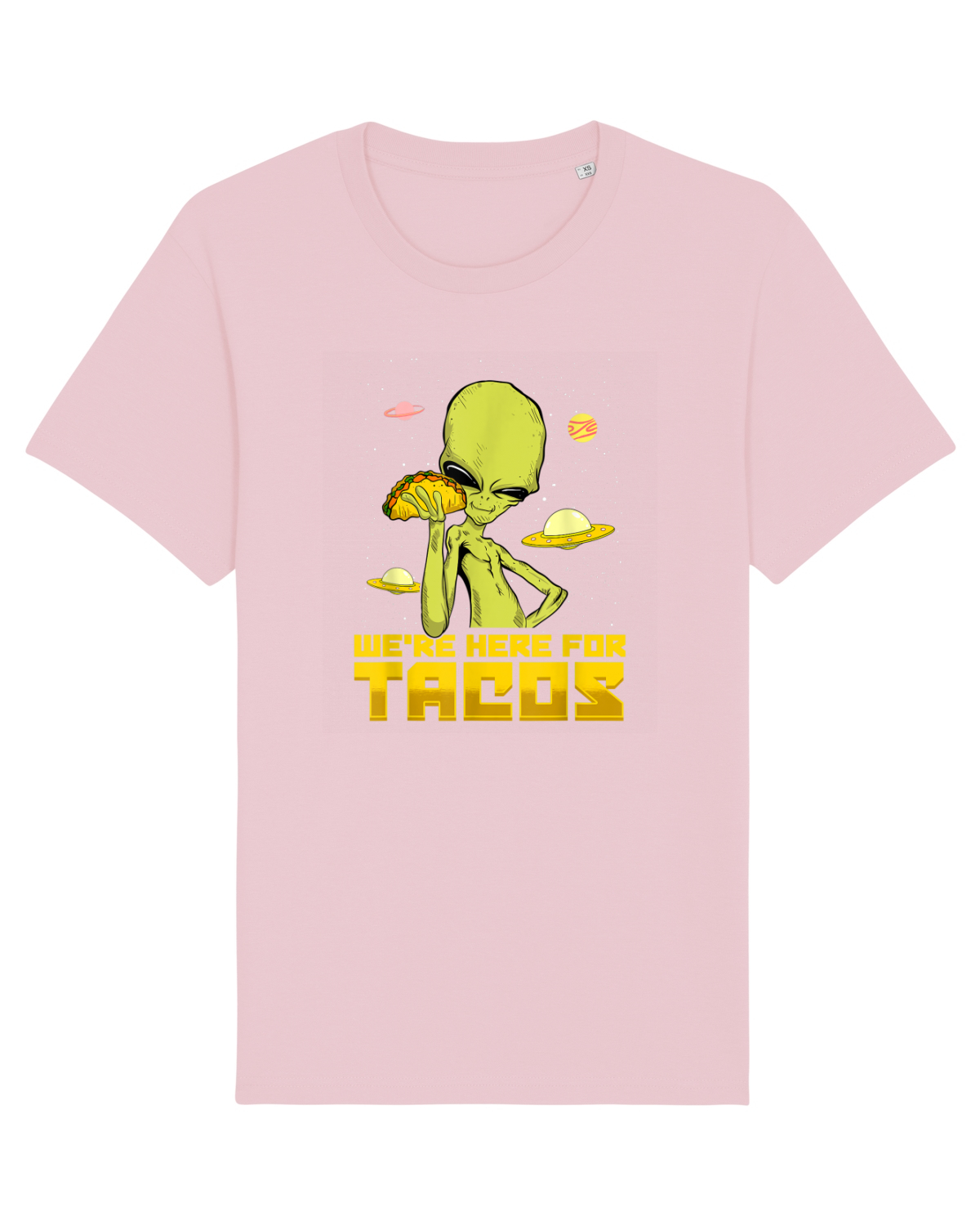 Tricou mânecă scurtă Unisex Rocker Cotton Pink