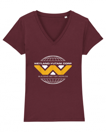 Weyland Alien Corp Yutani Burgundy