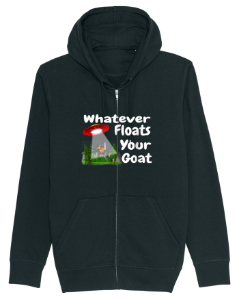 Whatever Floats Your Goat UFO Spaceship Alien Abduction Black