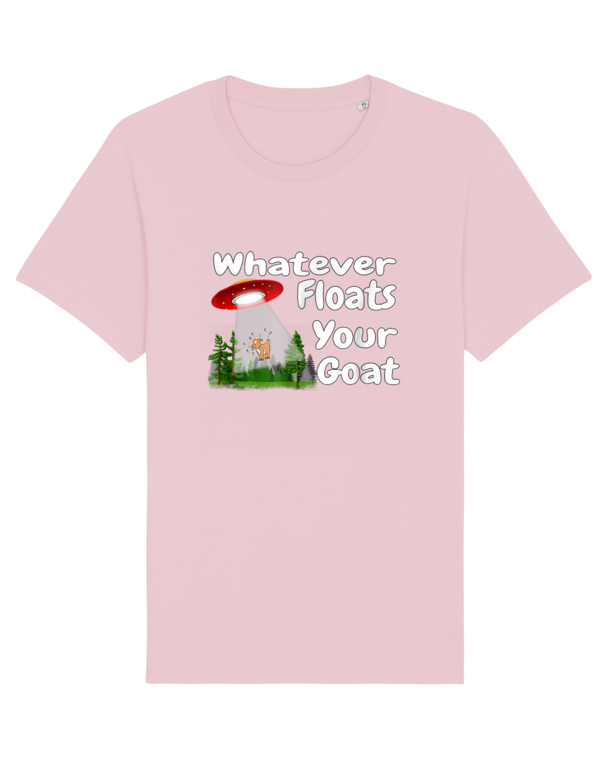 Tricou mânecă scurtă Unisex Rocker Cotton Pink