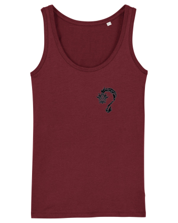 Black Evil Dragon  Burgundy
