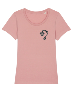 Black Evil Dragon  Tricou mânecă scurtă guler larg fitted Damă Expresser