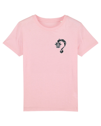 Black Evil Dragon  Cotton Pink