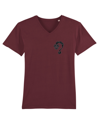 Black Evil Dragon  Burgundy