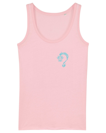 Black Evil Dragon  Cotton Pink