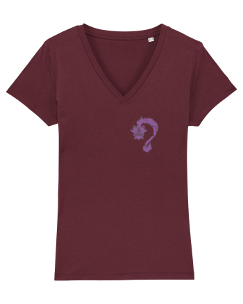 Black Evil Dragon  Burgundy