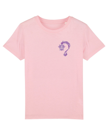 Black Evil Dragon  Cotton Pink