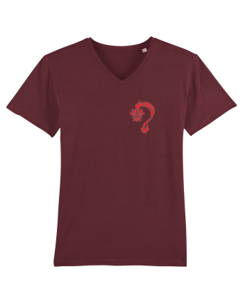 Black Evil Dragon  Burgundy