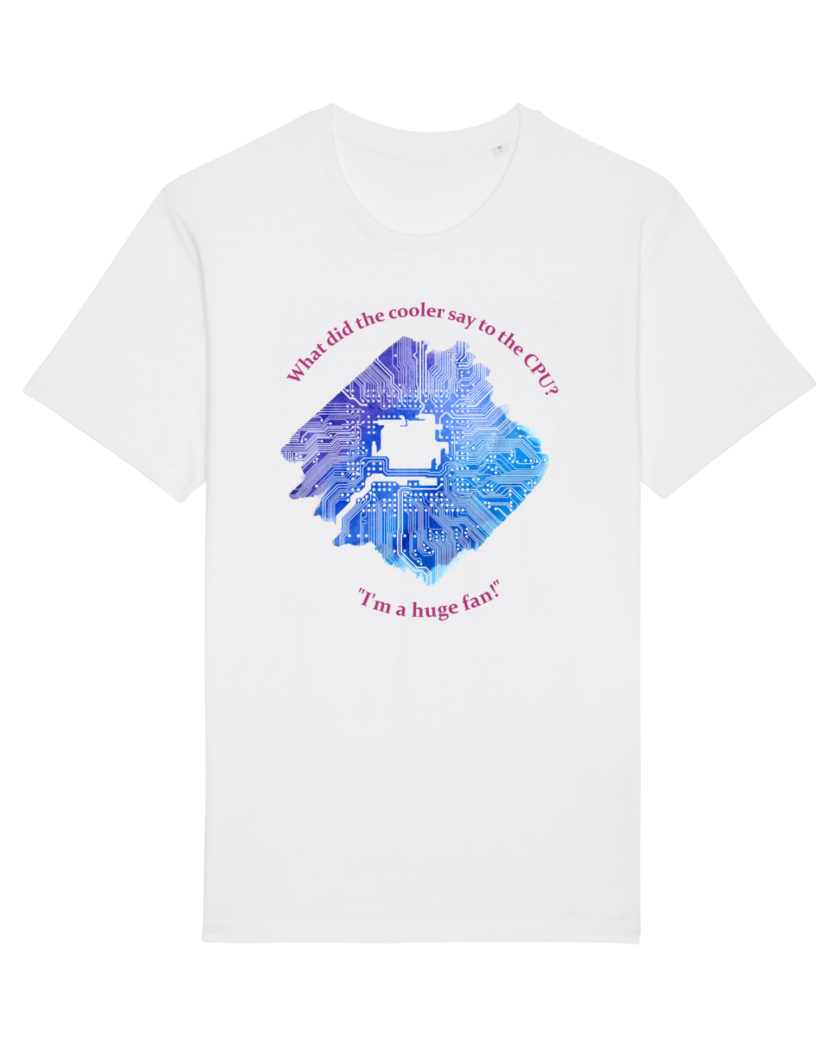 Tricou mânecă scurtă Unisex Rocker White