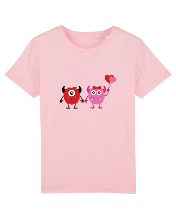 Valentine`s Monsters Cotton Pink
