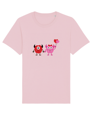 Valentine`s Monsters Cotton Pink