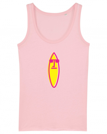 Surf Board Dude Cotton Pink